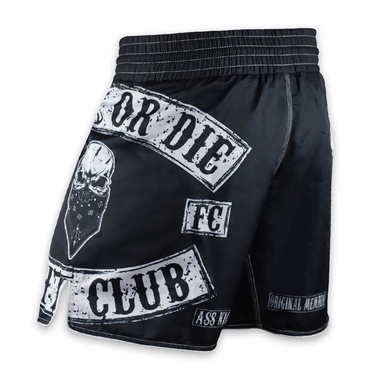 Pride Or Die FIGHT CLUB MMA Shorts - Black